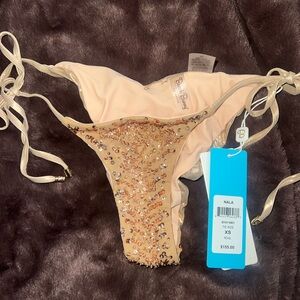 Beach Bunny NALA beaded bikini bottom XS ✨
